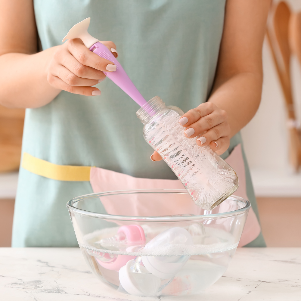 Babyflasche reinigen