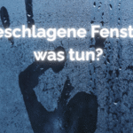 Beschlagene Fenster zuhause